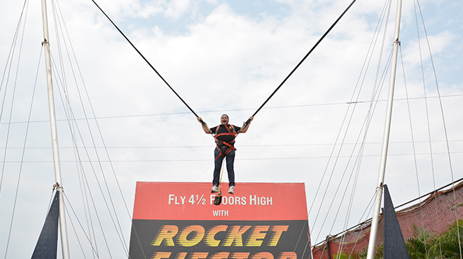 Enjoy Rocket Ejector at Della Adventure Park